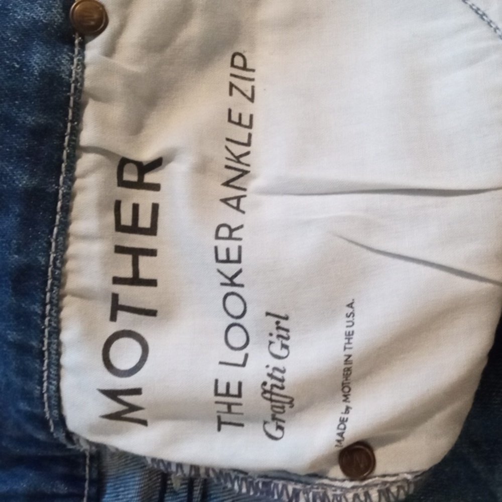 MOTHER the looker ankle zip